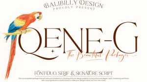 Qene-G Serif Font › Fontesk