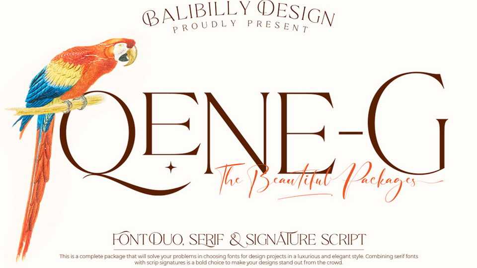 Qene-G Serif Font › Fontesk