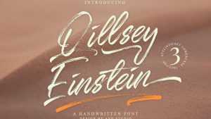Qillsey Einstein Font › Fontesk