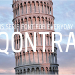 Qontra Sans Serif Font