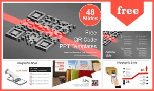 QR Code Scanning PowerPoint Templates
