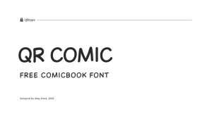 QR Comic Font › Fontesk