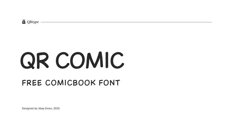 QR Comic Font › Fontesk