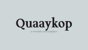 Quaaykop Font › Fontesk