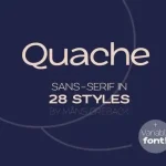 Quache Sans Serif Font - Fonte Grátis Quache Sans Serif Font