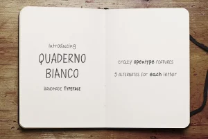 Quaderno Bianco Font Family