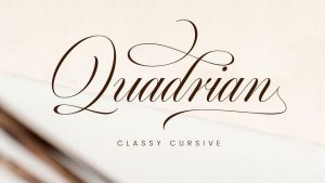 Quadrian Font › Fontesk