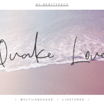 Quake Love Script Font