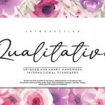 Qualitative Handwritten Font - Fonte Grátis Qualitative Handwritten Font