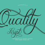 Quality Script Font