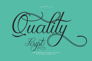 Quality Script Font