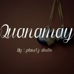 Quanamay Handwritten Font