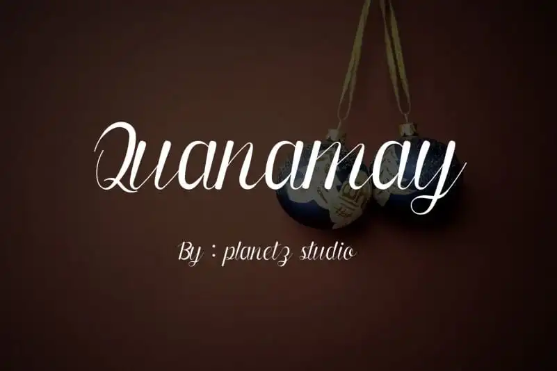 Quanamay Handwritten Font