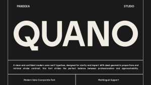 Quano Font › Fontesk