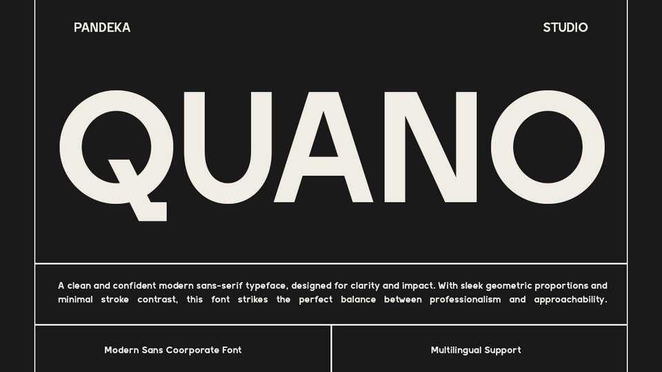 Quano Font › Fontesk