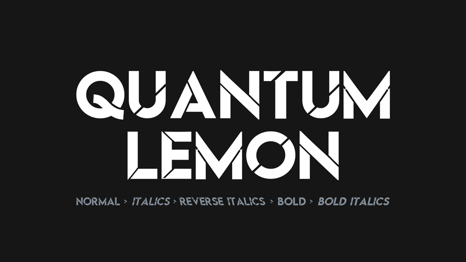 Quantum Lemon Font Family › Fontesk