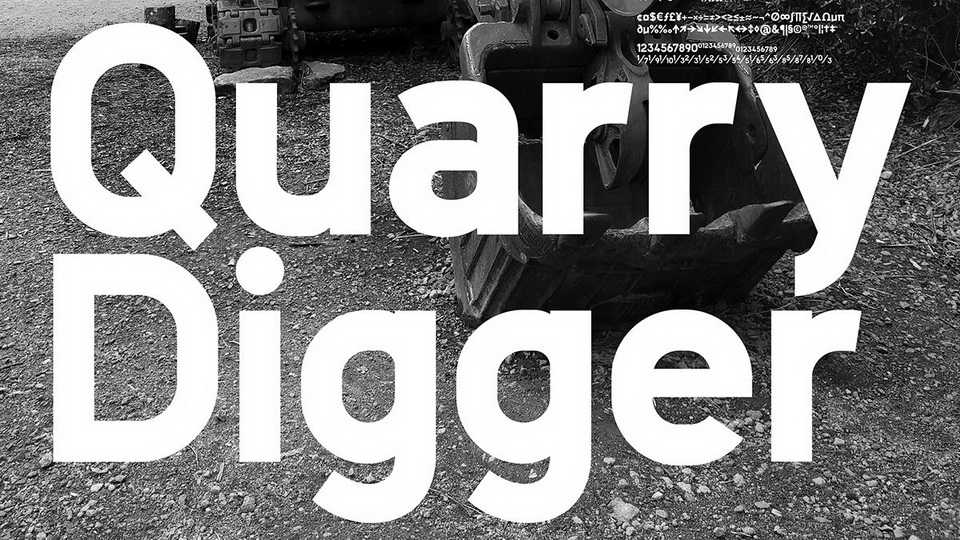 Quarry Digger Font › Fontesk
