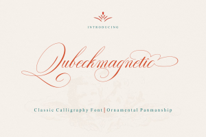 Qubeckmagnetic Script Font