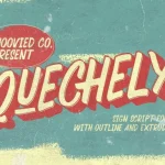 Quechely Sign Retro Font