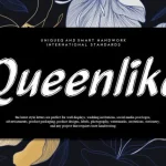 Queenlike Script Font