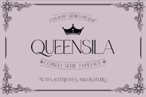 Queensila Serif Font
