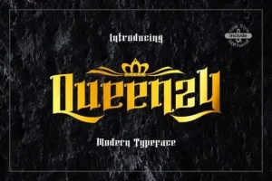 Queenzy Blackletter Font