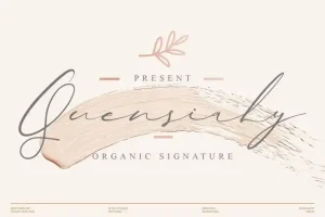 Quensialy Script Font