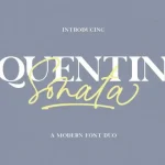 Quentin Sonata Handwritten Font