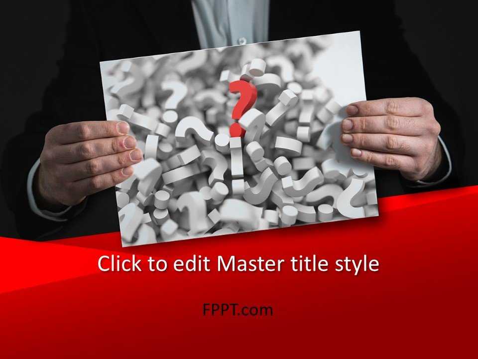 Question PowerPoint Template