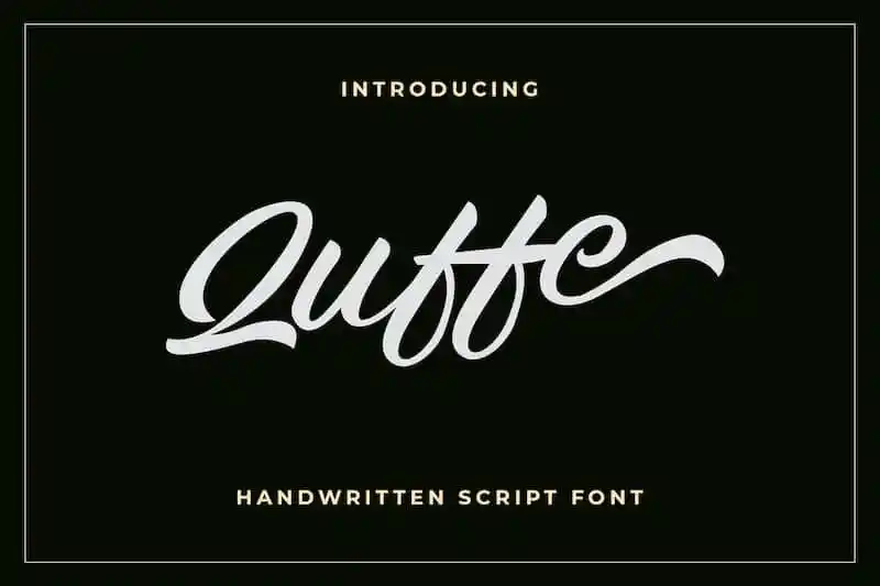 Quffe Script Font