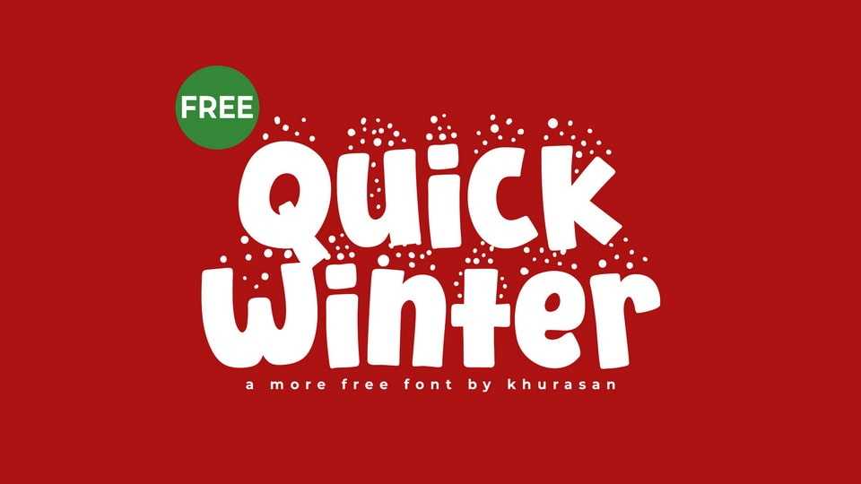 Quick Winter Font › Fontesk