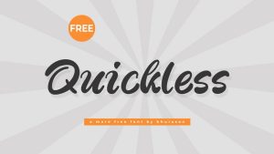 Quickless Font › Fontesk