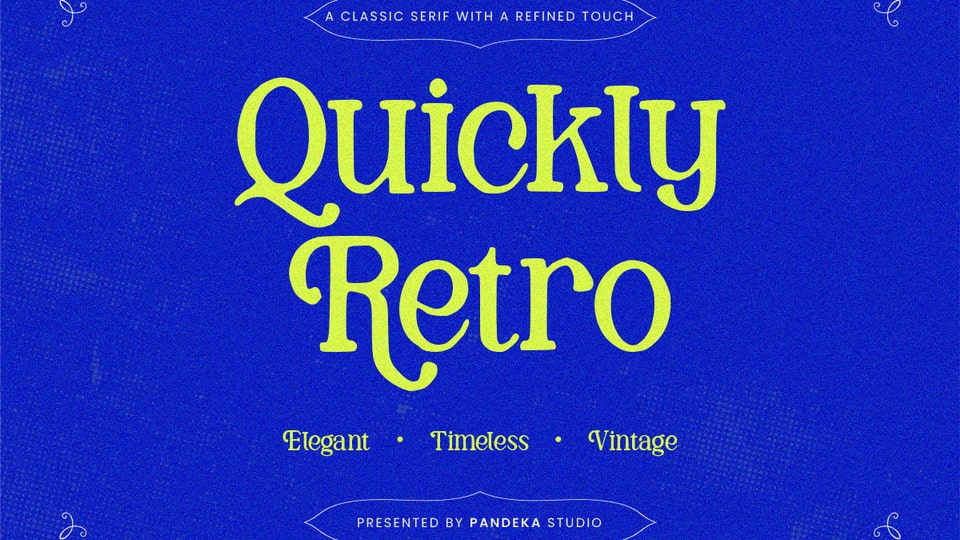 Quickly Retro Font › Fontesk