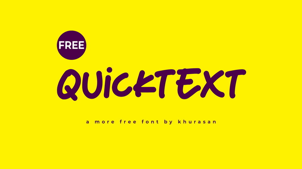 Quicktext Font › Fontesk