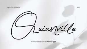 Quinnville Font › Fontesk