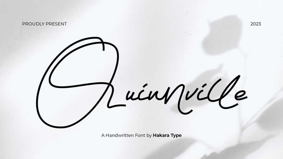 Quinnville Font › Fontesk