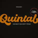 Quintal Bold Script Font
