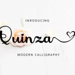 Quinza Script Font