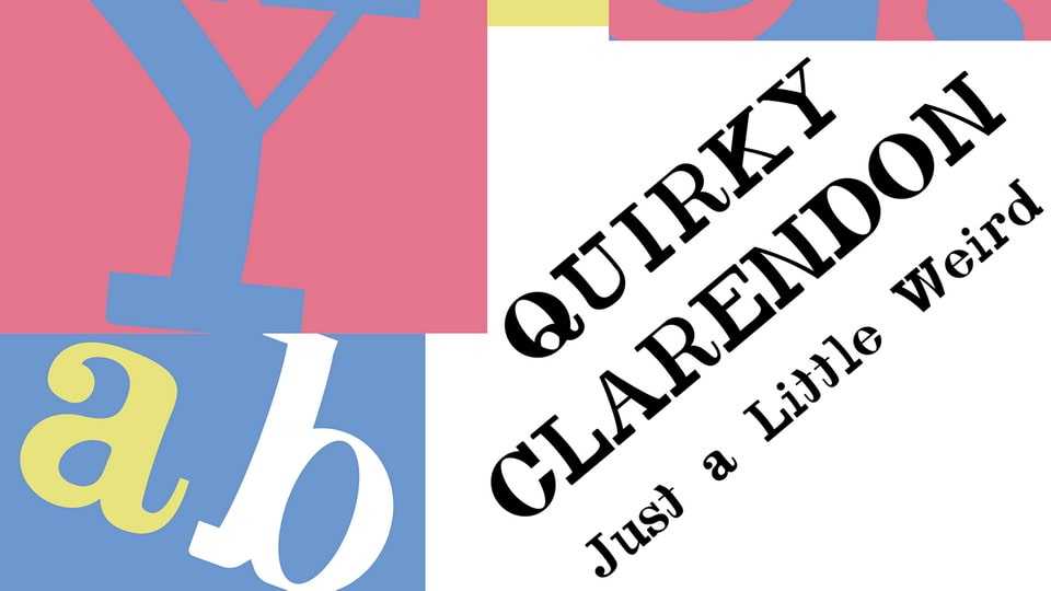 Quirky Clarendon Font › Fontesk