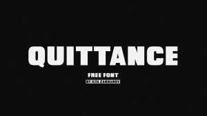 Quittance Font › Fontesk