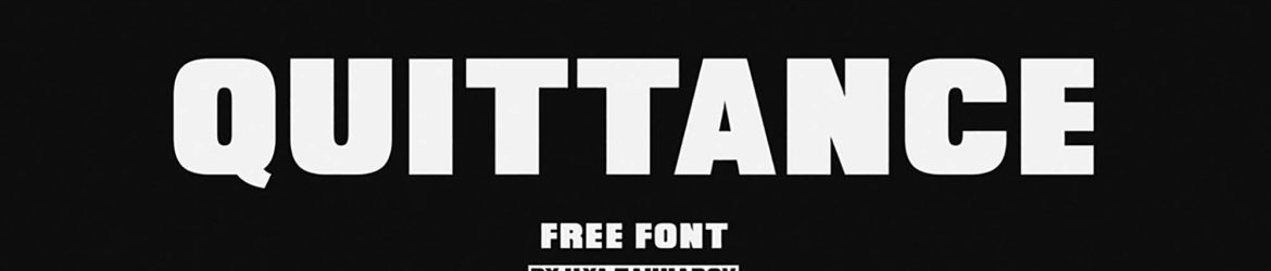 Quittance Sans Serif Font
