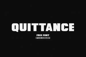 Quittance Sans Serif Font