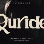 Quride Slab Serif Font - Fonte Grátis Quride Slab Serif Font