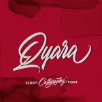 Qyara Calligraphy Font