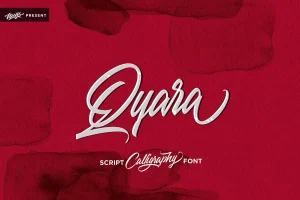 Qyara Calligraphy Font