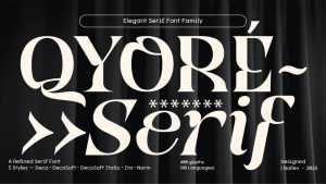 Qyore Serif Font › Fontesk