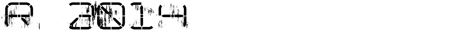 R 2014 Font