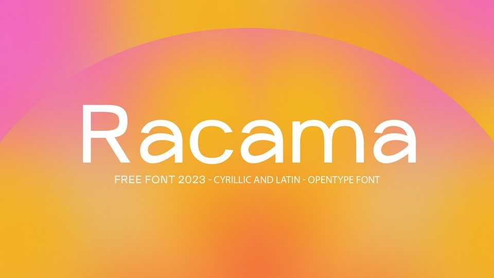 Racama Font › Fontesk