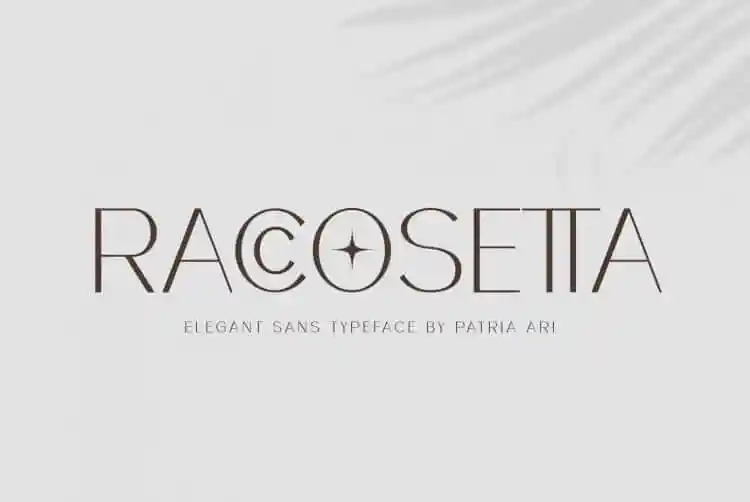 Raccosetta Sans Serif Font