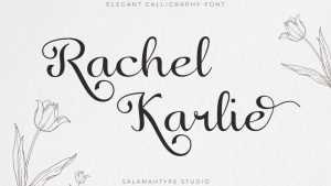 Rachel Karlie Font › Fontesk